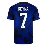 Muški Nogometni Dres Ujedinjene države Giovanni Reyna #7 Gostujuci SP 2022 Kratak Rukav